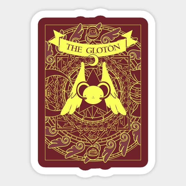 THE GLOTÖN  · Book Version Sticker by adryel